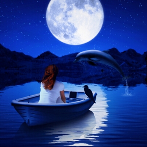 PS�����ϳ�����Ψ������ɫ����,������С���ϵ���Ů�羰�ϳ�,���ŵ���ɫҹ�������ϳ�